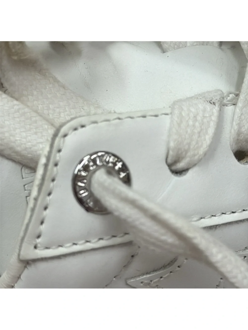 Zadig & Voltaire Women's White Star Smooth Leather Sneakers Size 9
